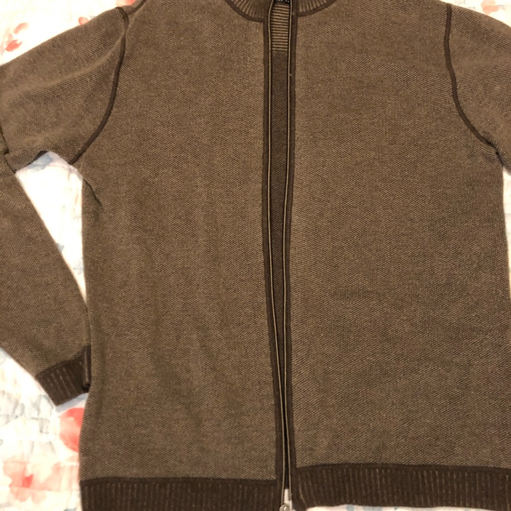 Cotton zip down pullover - Picture 5 of 6